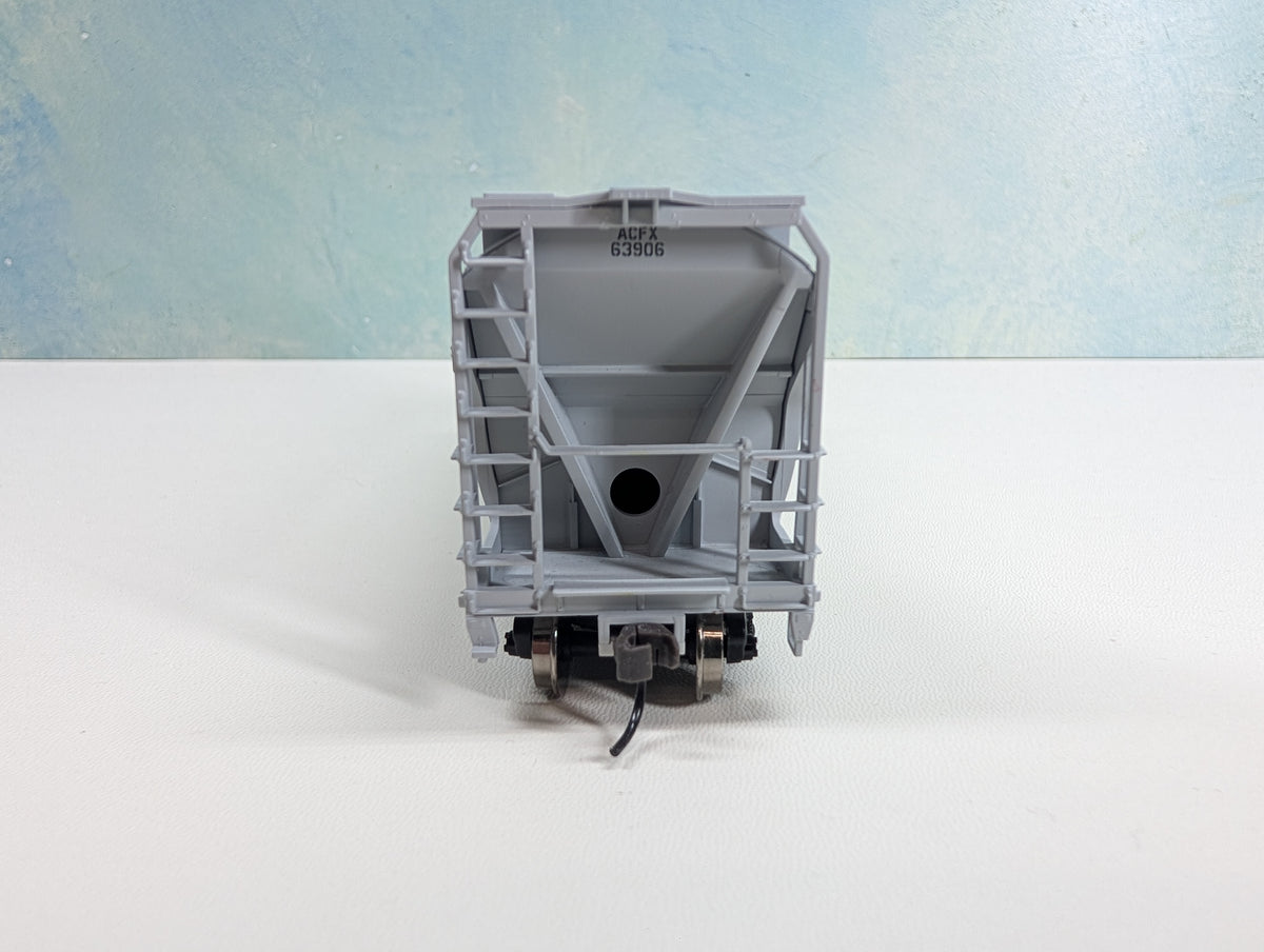 USED Atlas HO Scale 3560 Covered Hopper Watkins Salt ACFX #63906 Metal Wheels