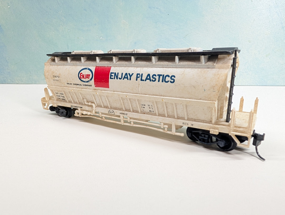 USED HO Scale Covered Hopper Enjay Plastics SHPX #52793