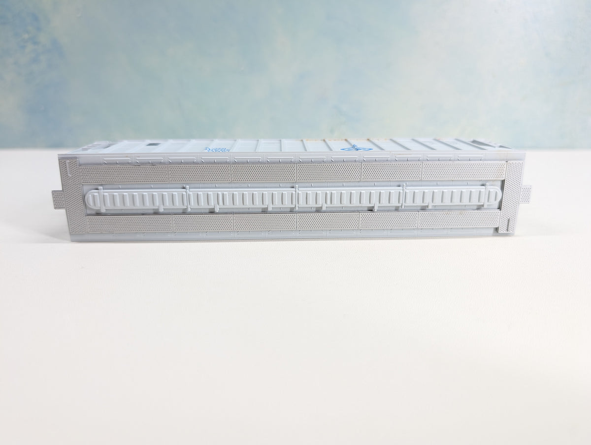 USED Roundhouse HO Scale FMC 4700 cu.ft. 54' 3-Bay Covered Hopper Tabor Grain UELX #65032
