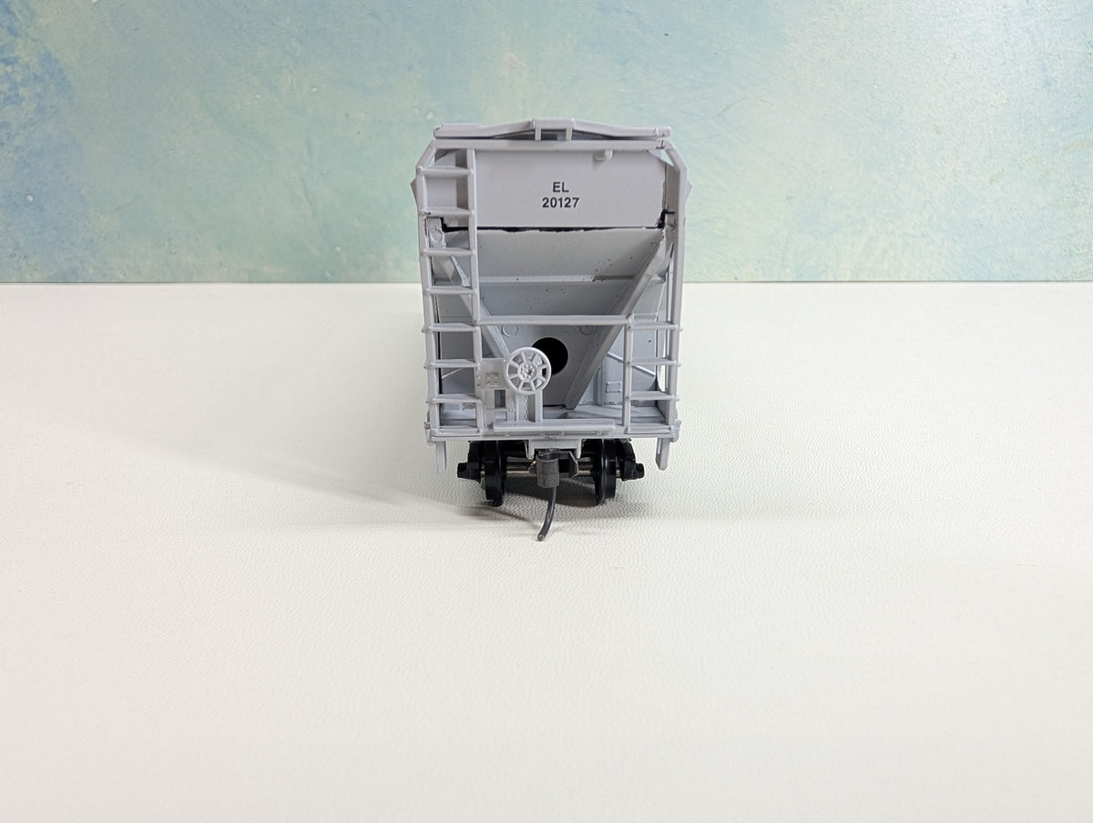 USED Athearn HO Scale ACF Covered Hopper Erie Lackawanna EL #20127 RailRunner Custom