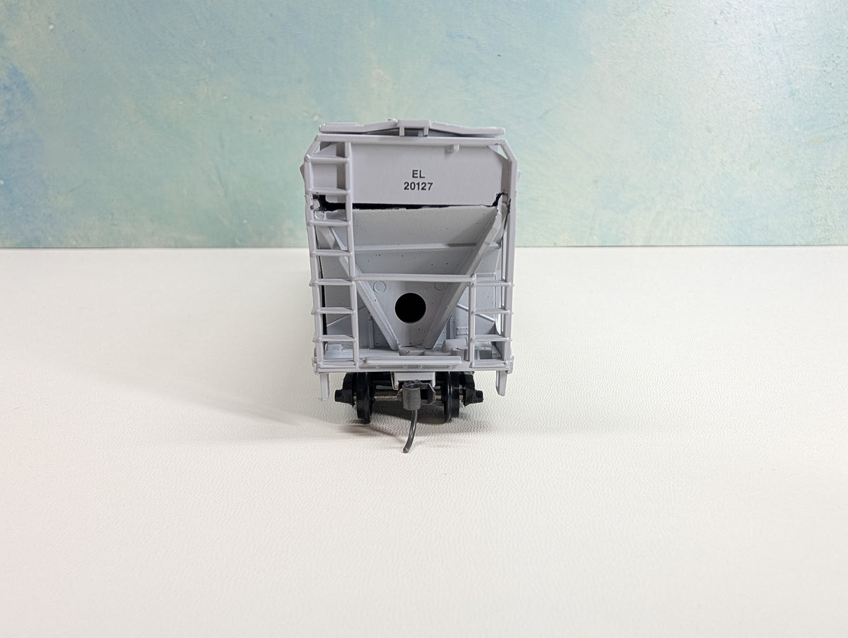 USED Athearn HO Scale ACF Covered Hopper Erie Lackawanna EL #20127 RailRunner Custom