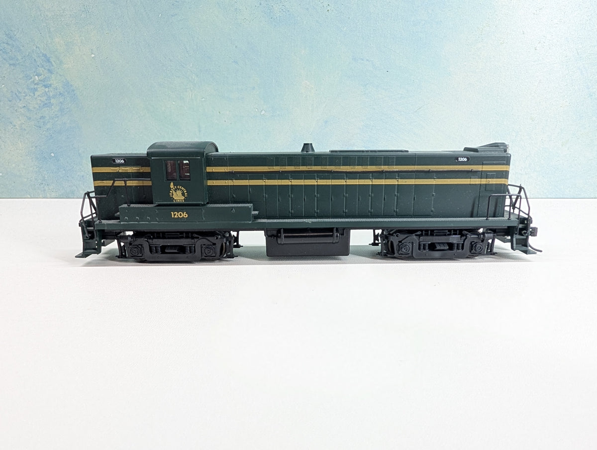 USED Kato HO Scale Baldwin DRS-4-4-100 Diesel Locomotive Jersey Central #1206 Tested! DC