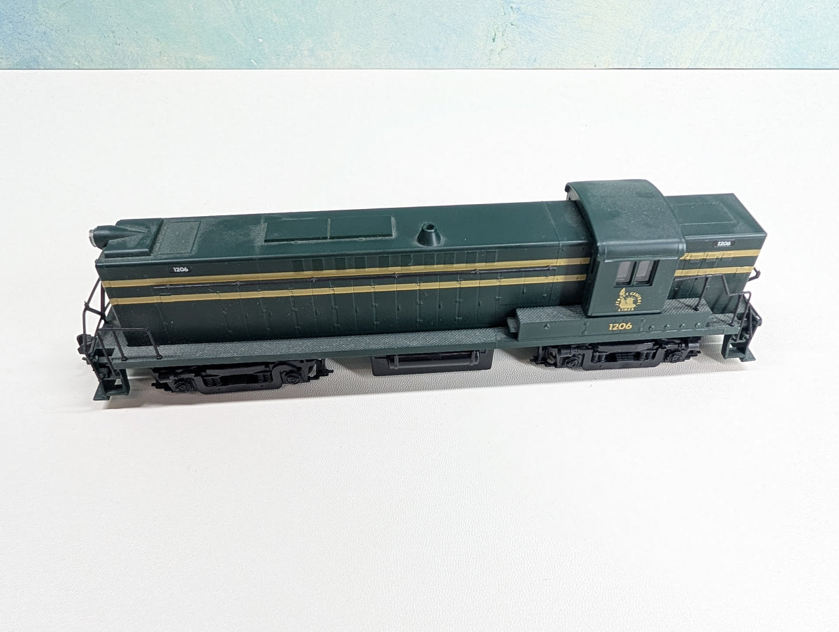 USED Kato HO Scale Baldwin DRS-4-4-100 Diesel Locomotive Jersey Central #1206 Tested! DC