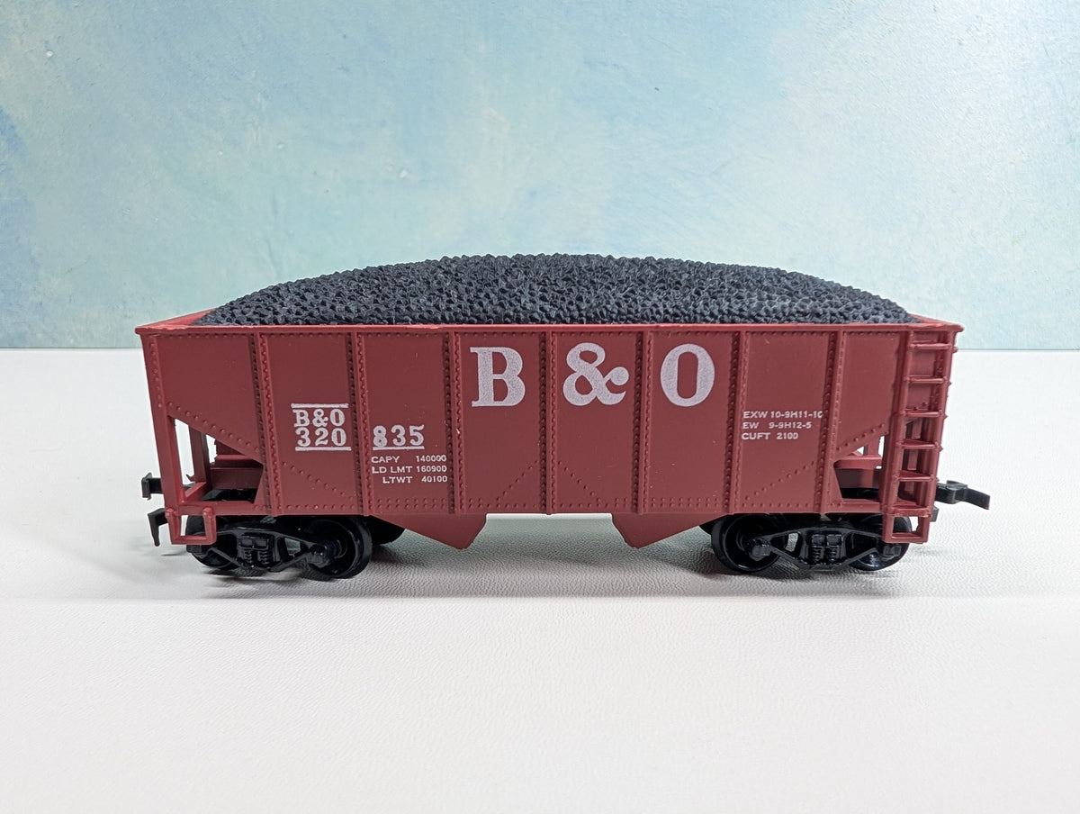 USED Life-Like HO Scale Coal Hopper Baltimore and Ohio B&O #320835