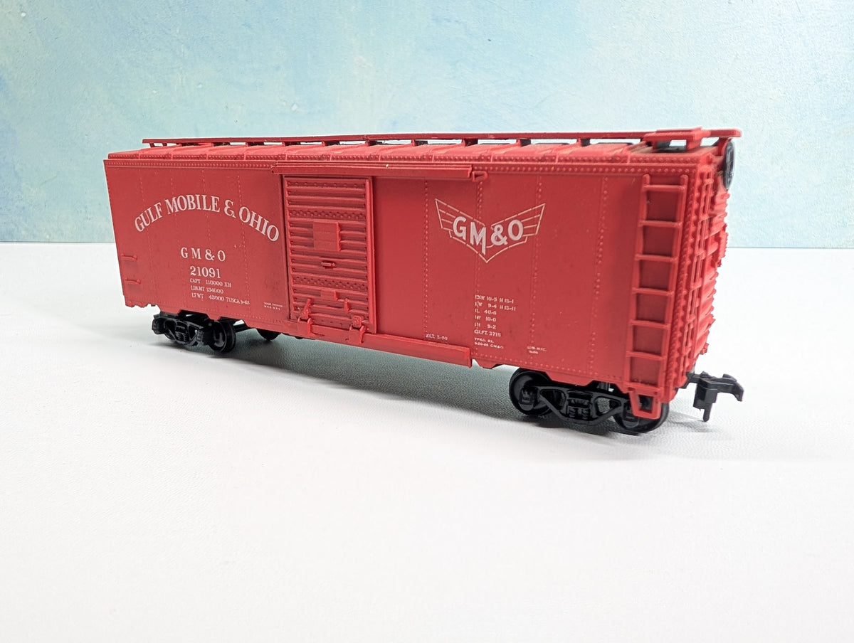 USED Athearn HO Scale 40' Box Car Gulf, Mobile & Ohio GM&O #21091