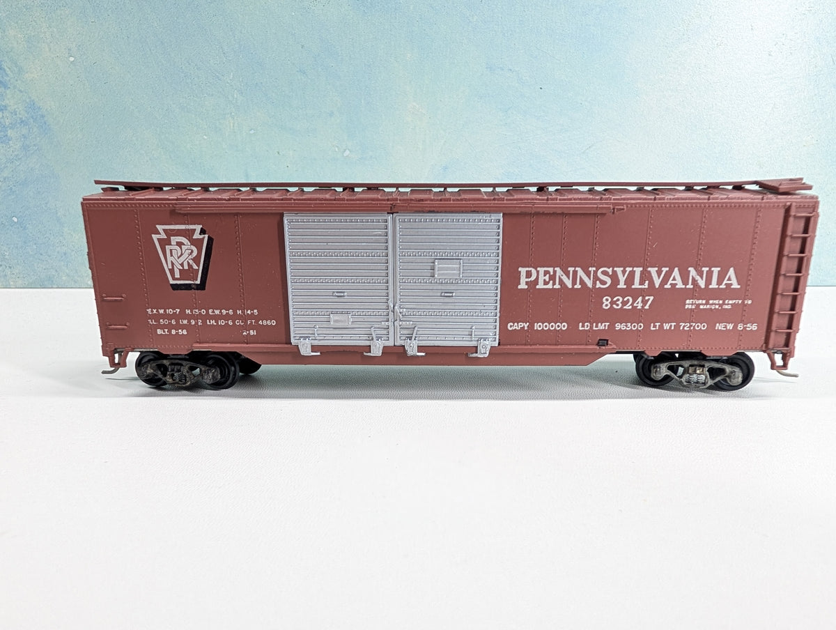 USED Athearn HO Scale 50' DD Box Car Pennsylvania PRR #83247