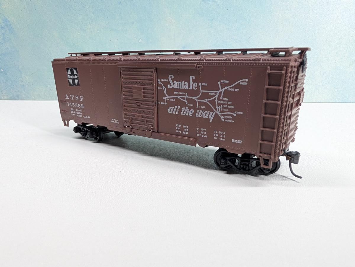 USED Athearn HO Scale 40' Box Car Santa Fe ATSF #145385