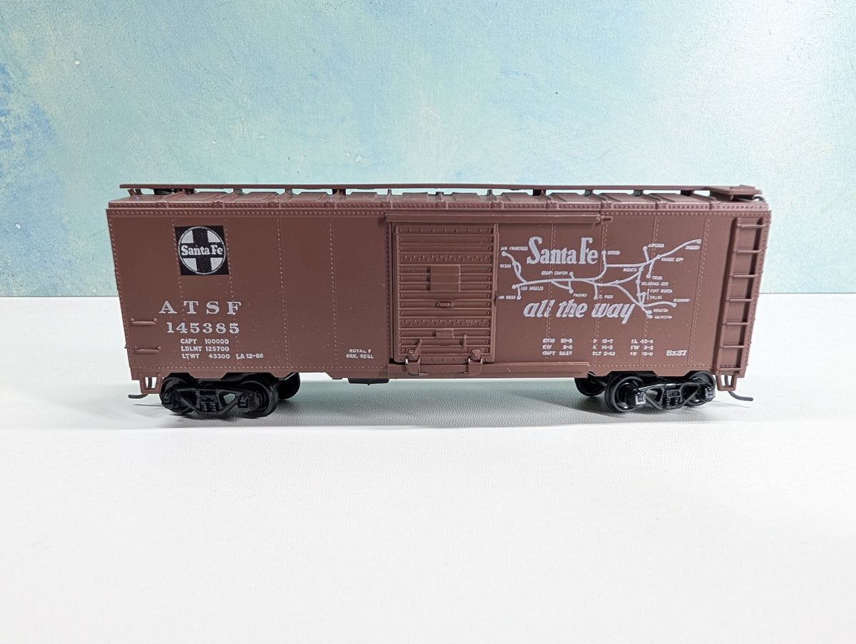 USED Athearn HO Scale 40' Box Car Santa Fe ATSF #145385