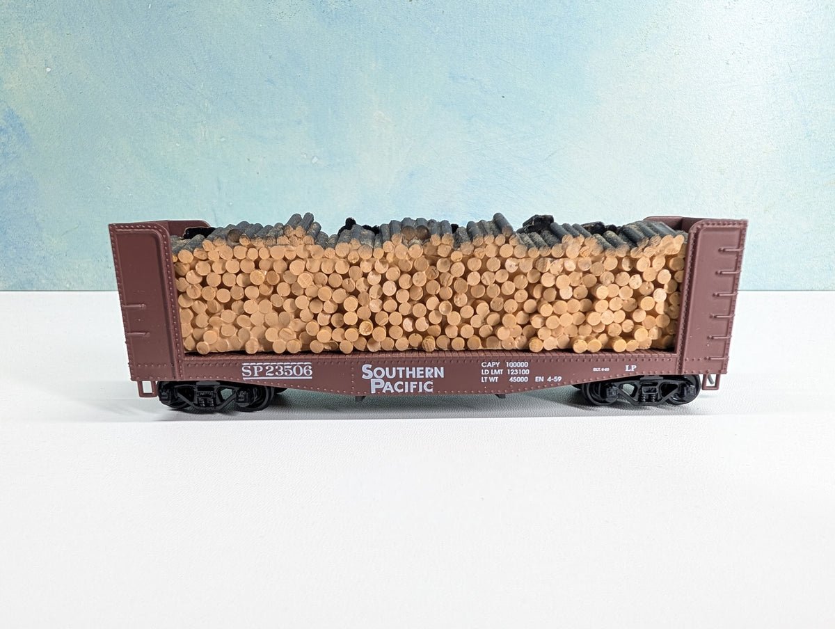USED Athearn HO Scale Bulkhead Car w/ Load Southern Pacific SP #23506