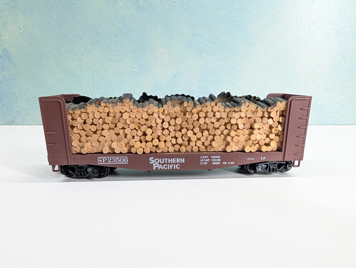 USED Athearn HO Scale Bulkhead Car w/ Load Southern Pacific SP #23506