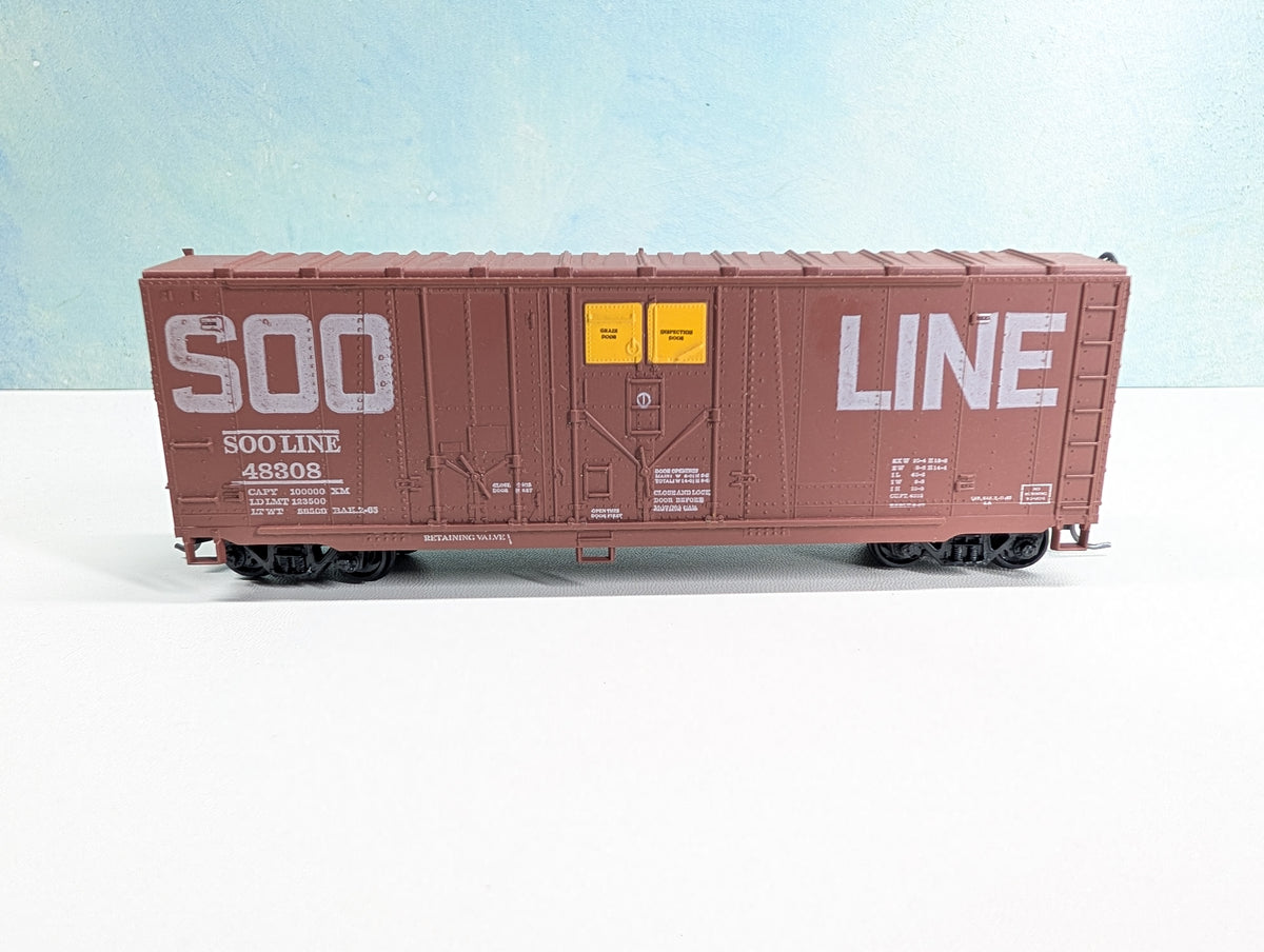 USED Athearn HO Scale 40' Grainloading Box Car SOO Line