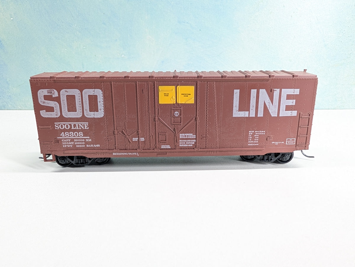 USED Athearn HO Scale 40' Grainloading Box Car SOO Line