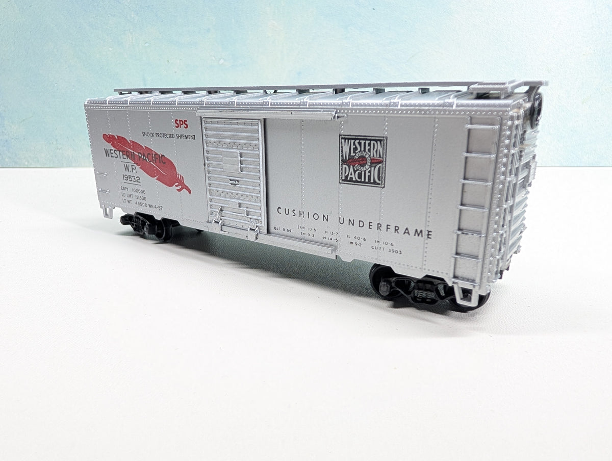 USED Athearn HO Scale 40' Box Car Western Pacific WP #19532