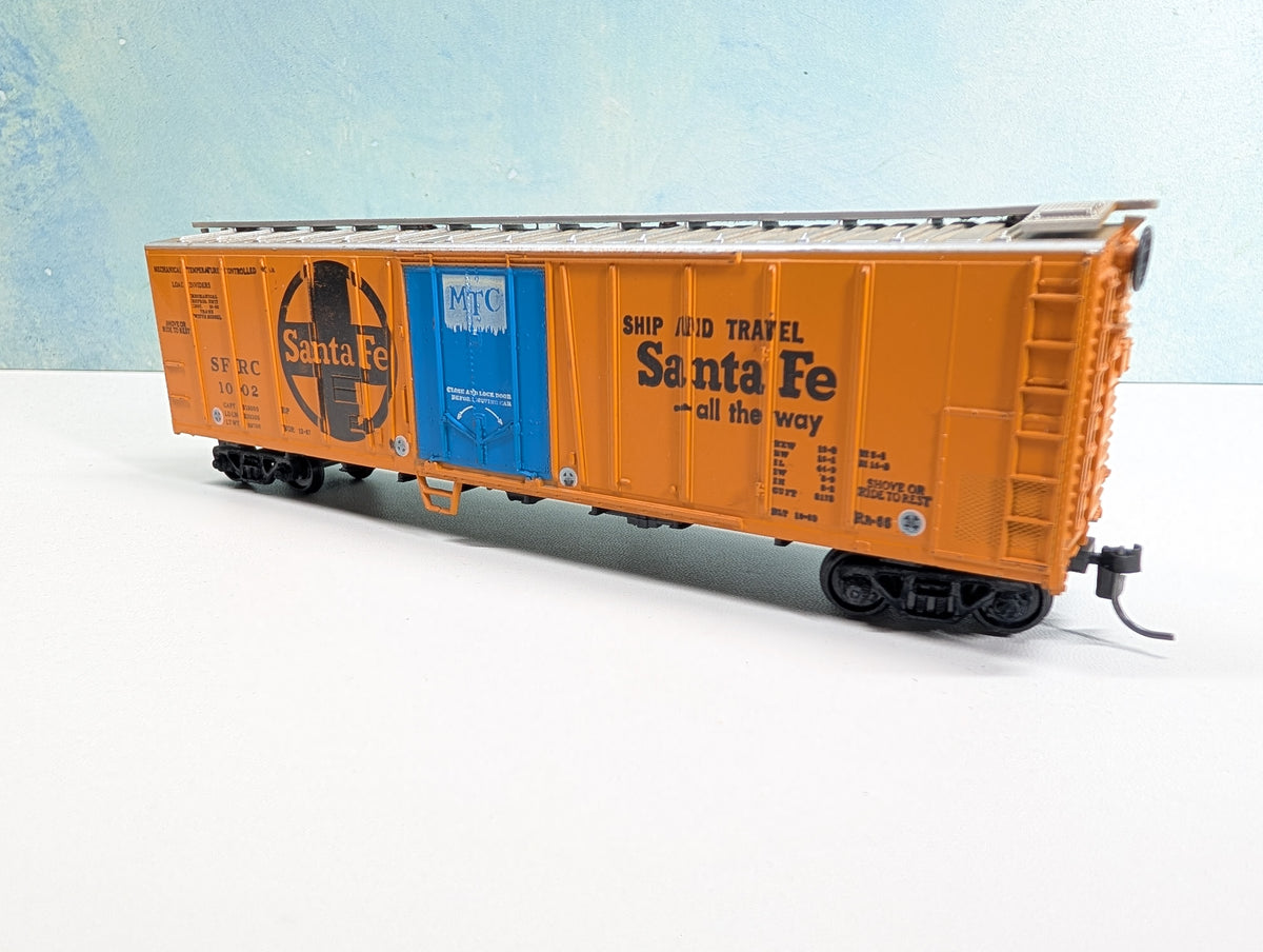 USED Athearn HO Scale 50' Mechanical Reefer Santa Fe SFRC #1002
