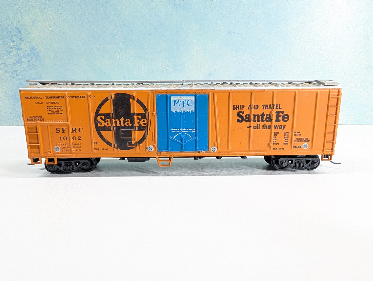 USED Athearn HO Scale 50' Mechanical Reefer Santa Fe SFRC #1002