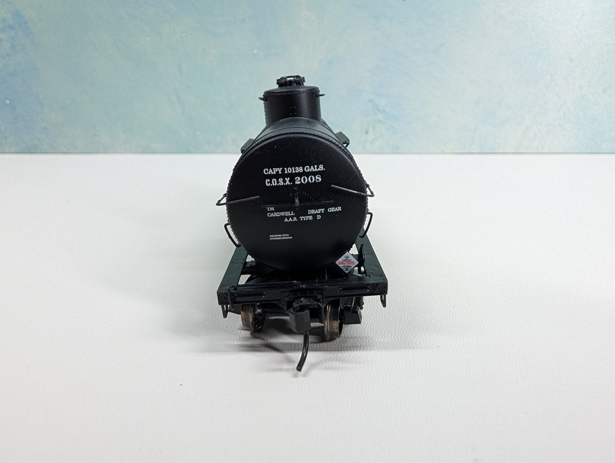 USED Life-Like HO Scale Single Dome Tank Car Mid-Continent Petroleum Corp. COSX #2008 Metal Wheels