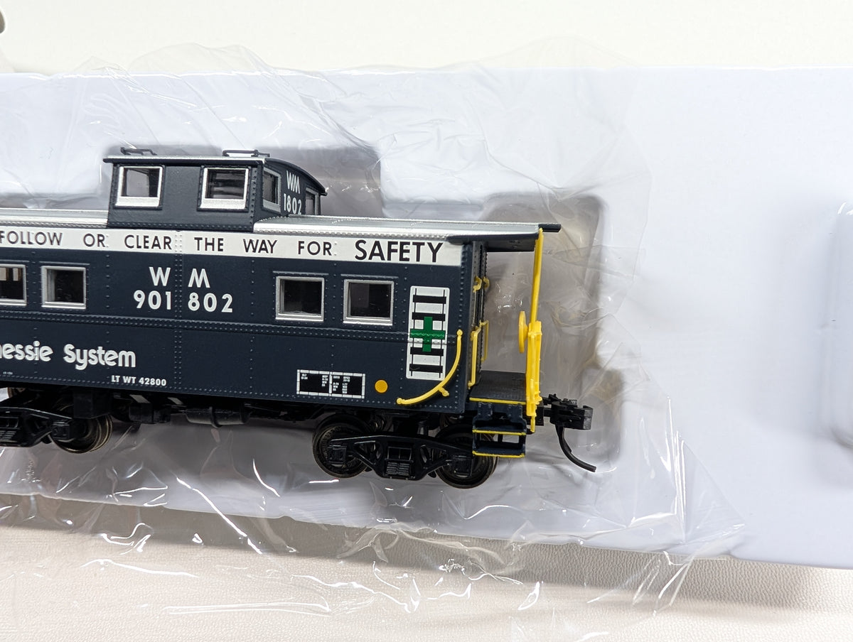 USED Life-Like 31256 HO Scale Center Cupola Steel Caboose Chessie System WM #901802 Metal Wheels, Safety
