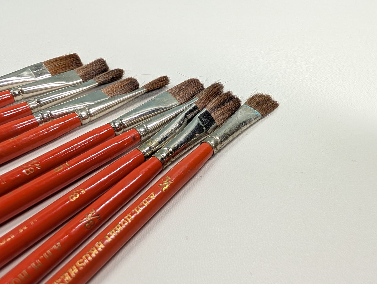 USED AHM MULTI Scale Set of Hobby Brushes (10 pcs)