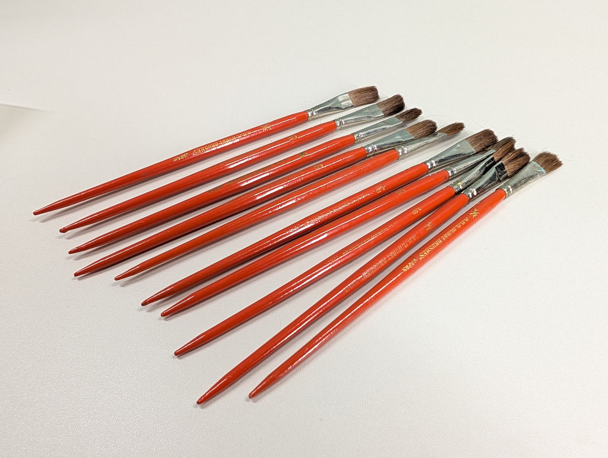 USED AHM MULTI Scale Set of Hobby Brushes (10 pcs)