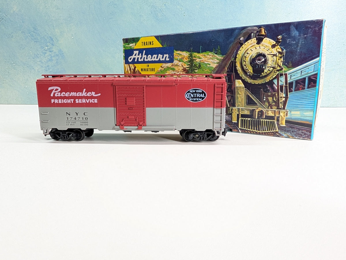 USED Athearn HO Scale 40' Box Car New York Central NYC #174710 Branchline Custom, Pacemaker