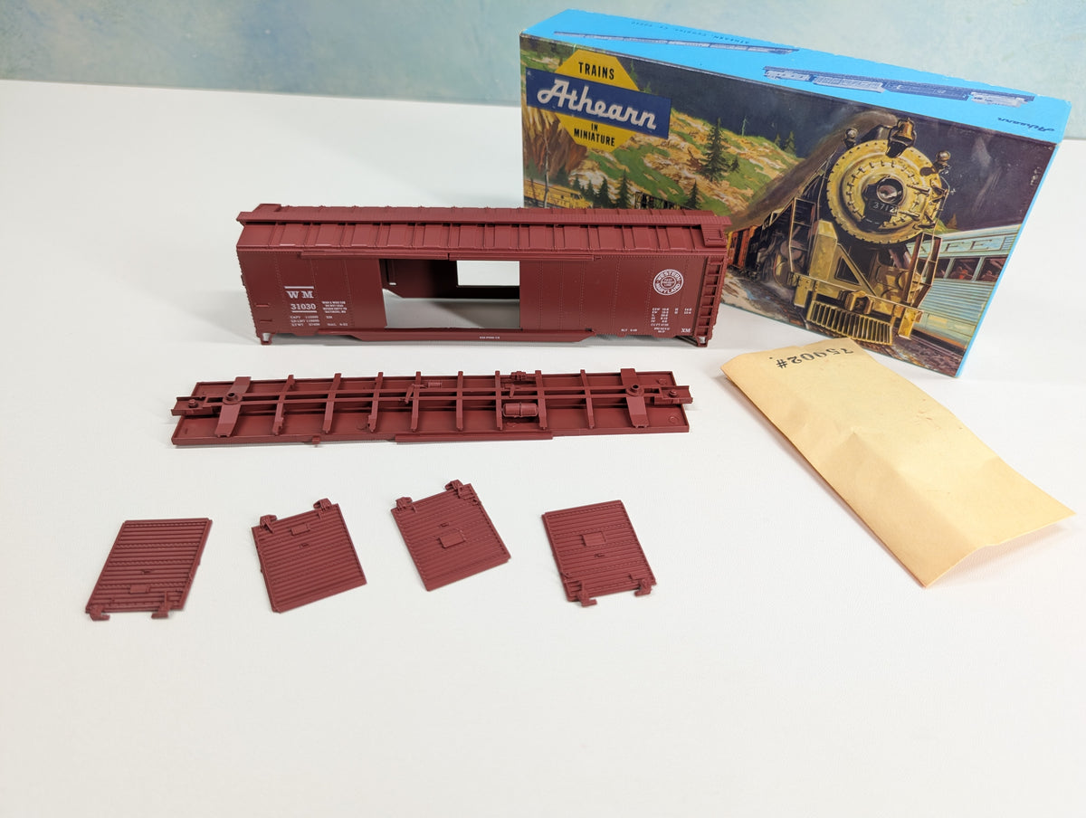 USED Athearn HO Scale 50' DD Box Car Western Maryland WM #31030 KIT
