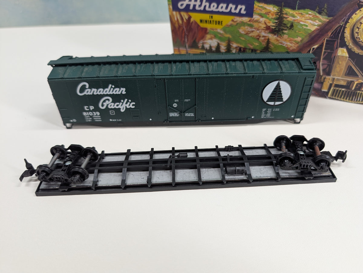 USED Athearn HO Scale 50' PD Box Car Canadian Pacific CP #81039 KIT