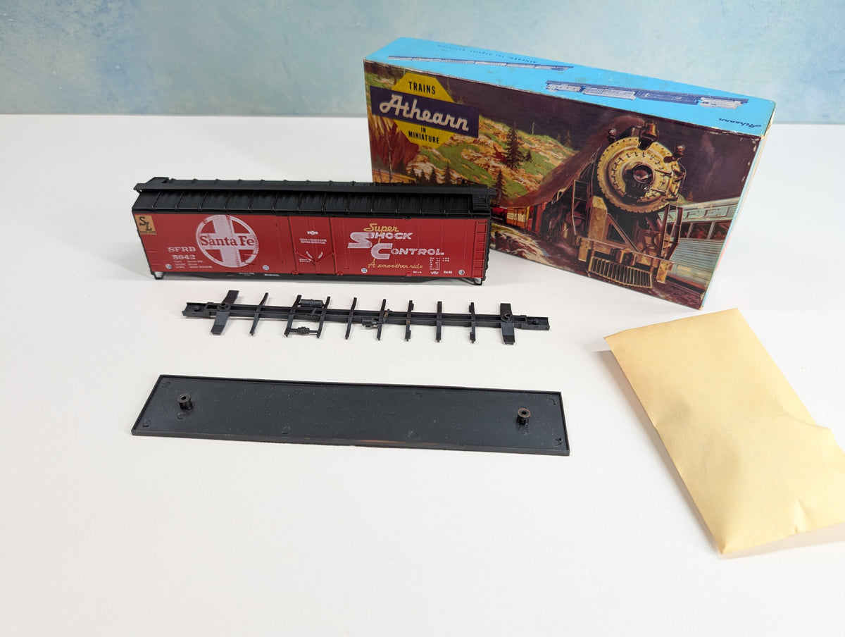 USED Athearn HO Scale 50' PD Box Car Santa Fe ATSF #5642 Shock Control KIT