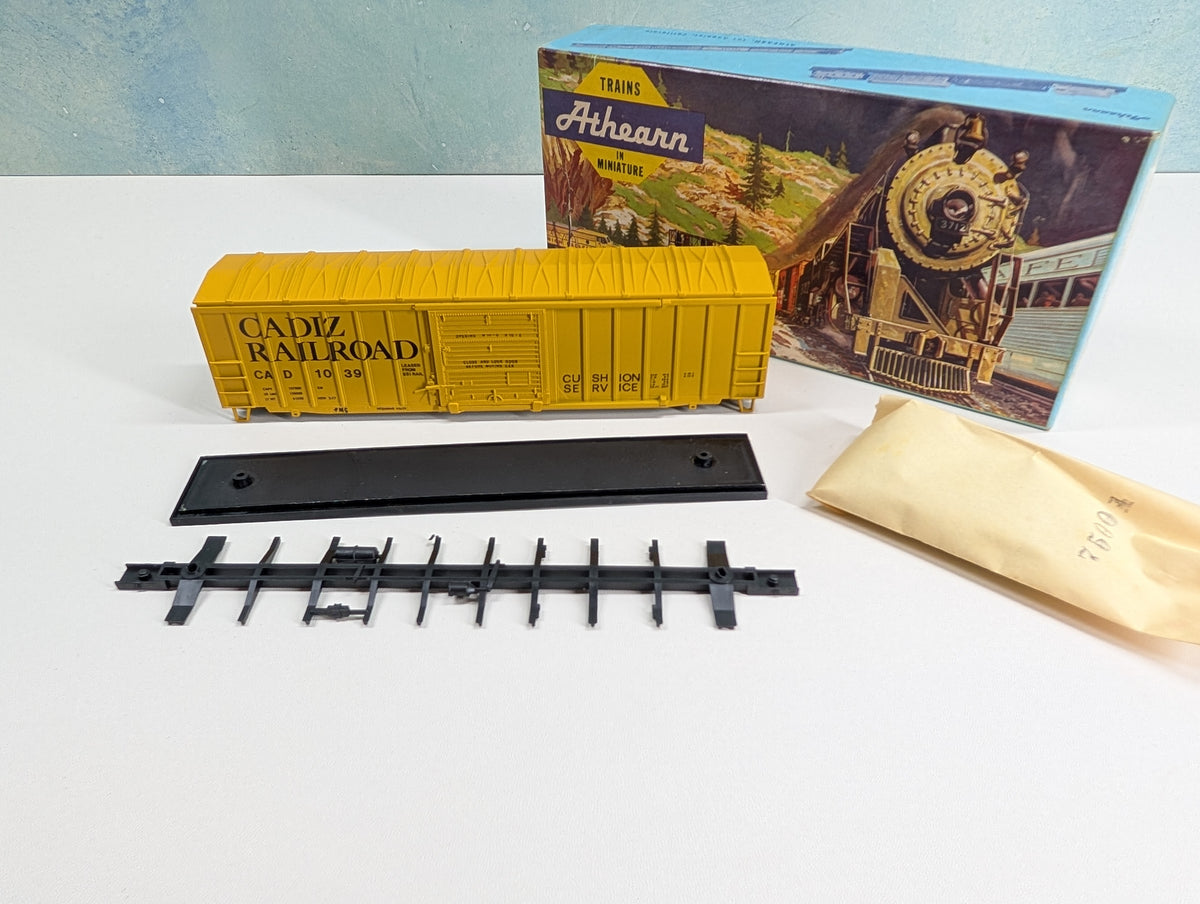 USED Athearn HO Scale 50' Box Car Cadiz CAD #1039 Bev-Bel KIT