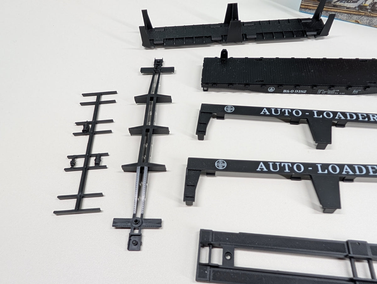 USED Athearn 1482 HO Scale Autoloader, Auto Carrier Baltimore and Ohio B&O #9182 KIT