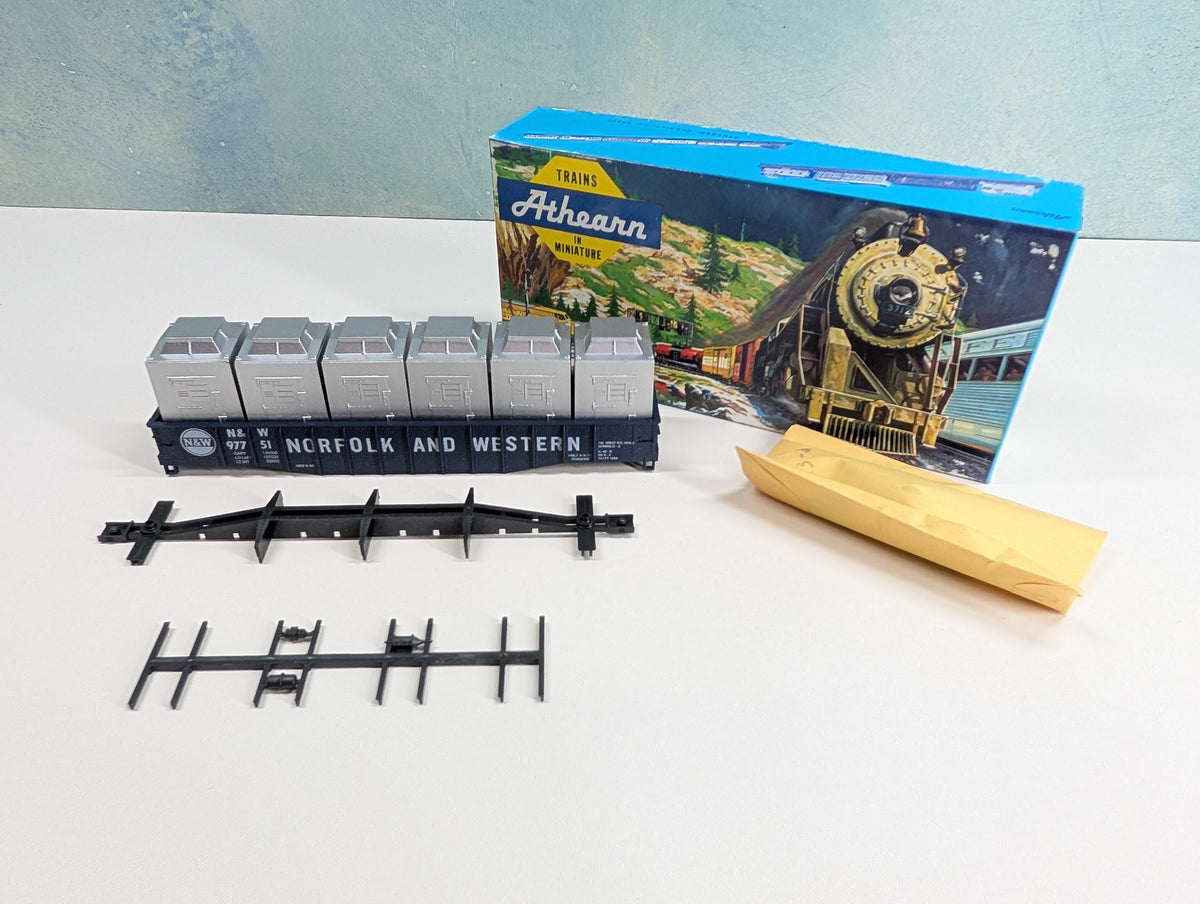 USED Athearn 1676 HO Scale Frozen Food Gondola Norfolk & Western N&W #97751 KIT