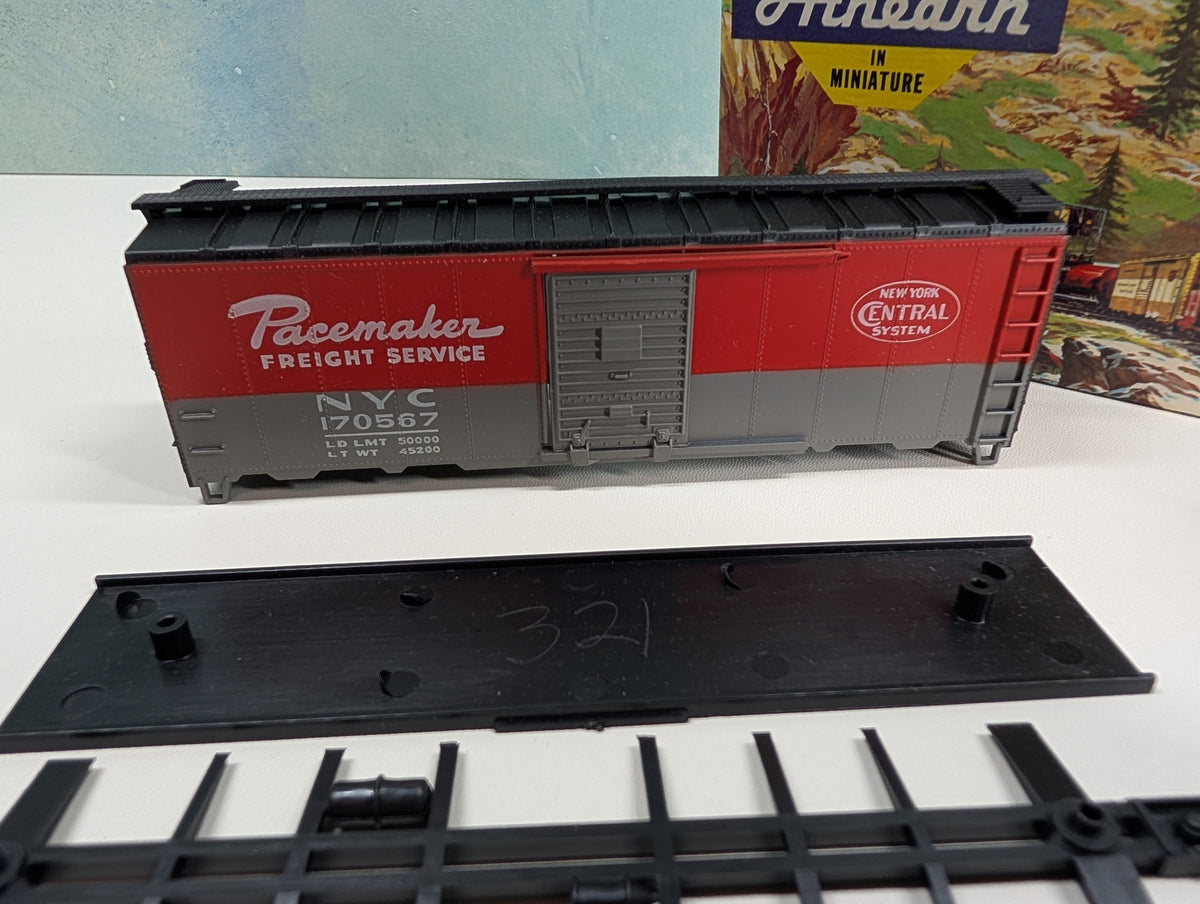 USED Athearn HO Scale 40' Box Car New York Central NYC #170537 Pacemaker KIT