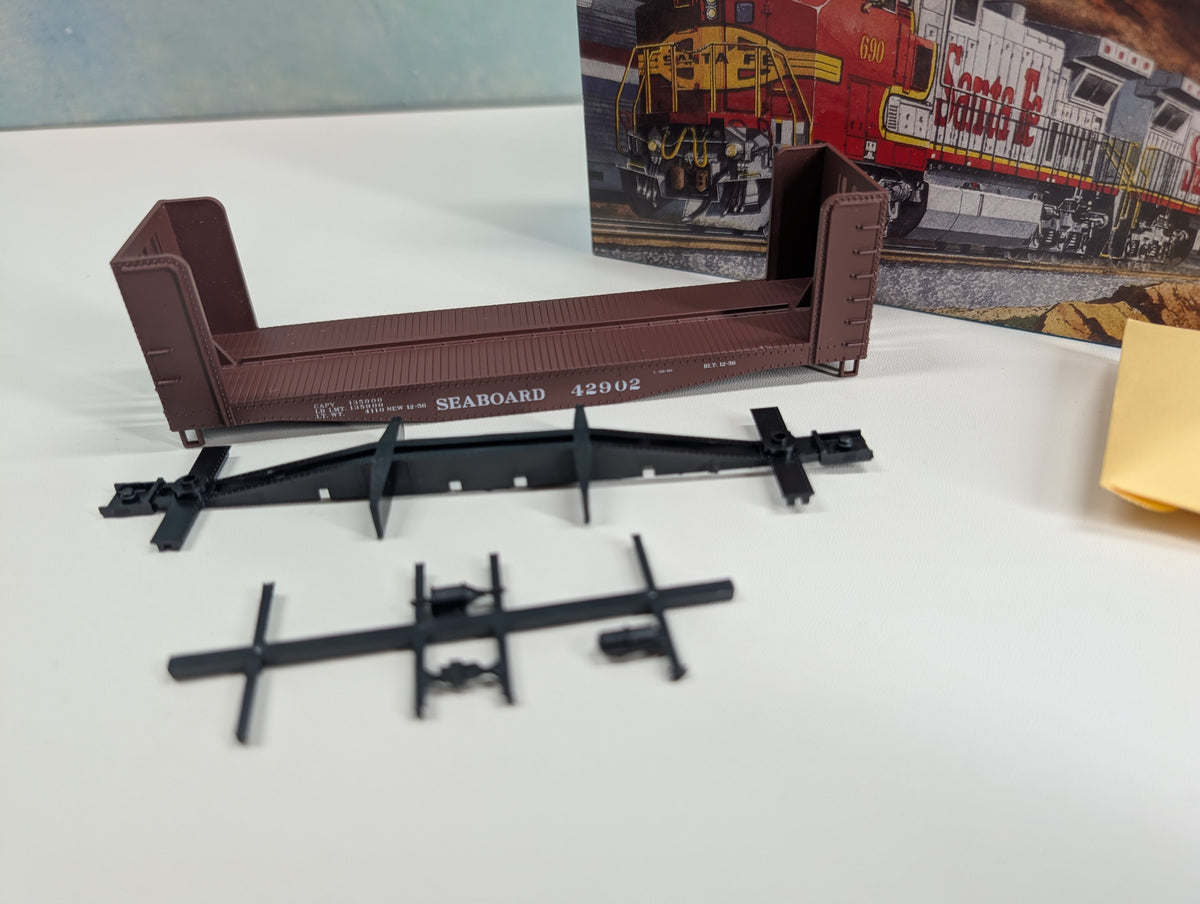 USED Athearn 1459 HO Scale Pulpwood Car Seaboard #42902 KIT