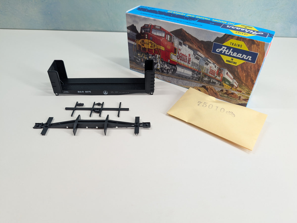 USED Athearn 1451 HO Scale Pulpwood Car Baltimore and Ohio B&O #8075 KIT