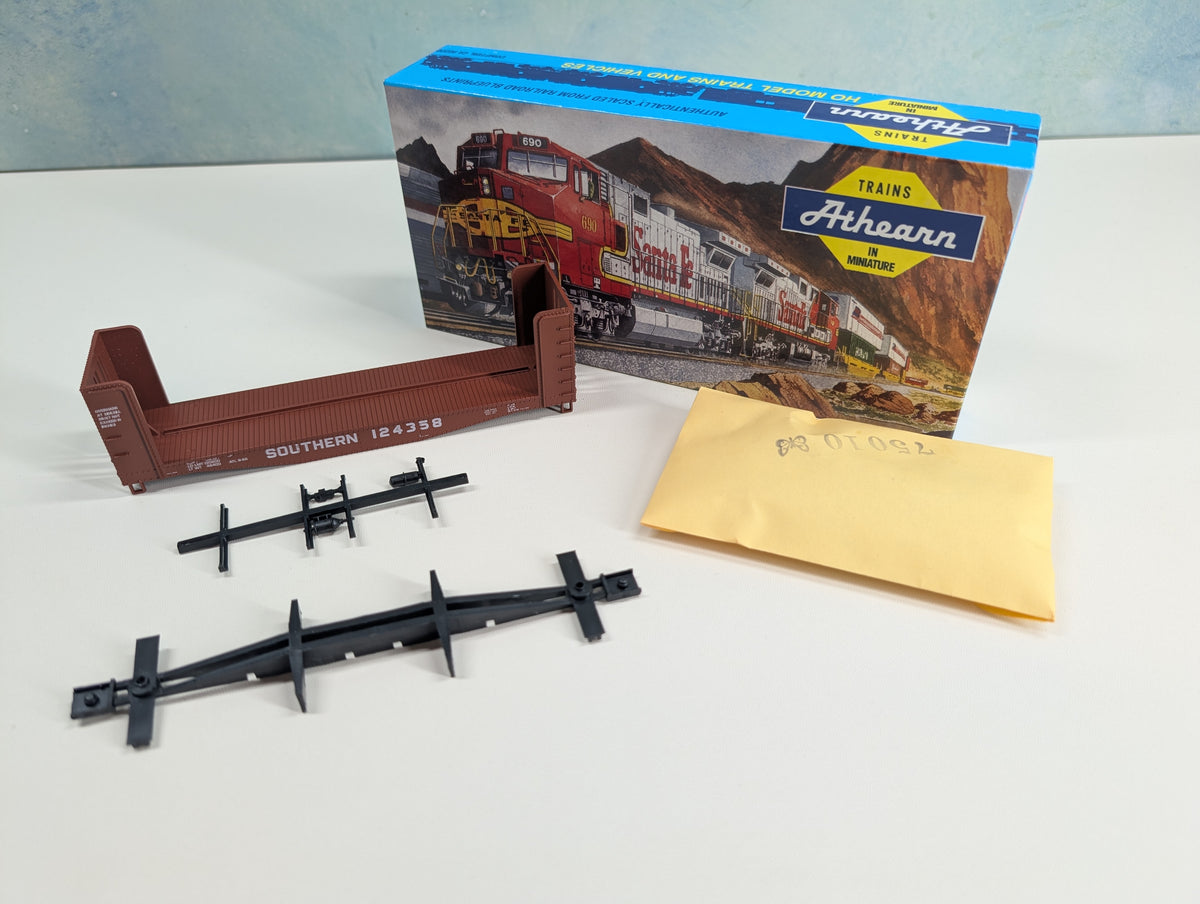 USED Athearn 1455 HO Scale Pulpwood Car Southern #124358 KIT