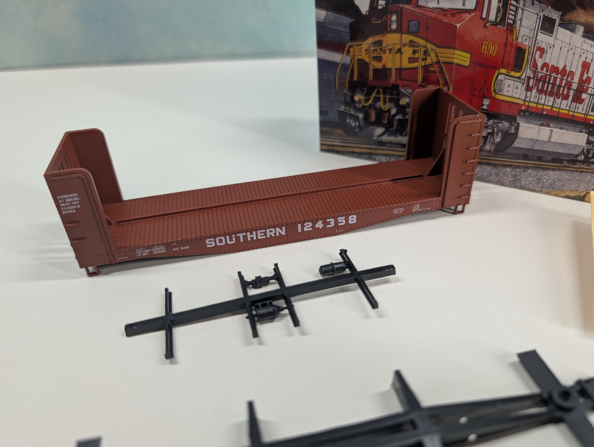 USED Athearn 1455 HO Scale Pulpwood Car Southern #124358 KIT