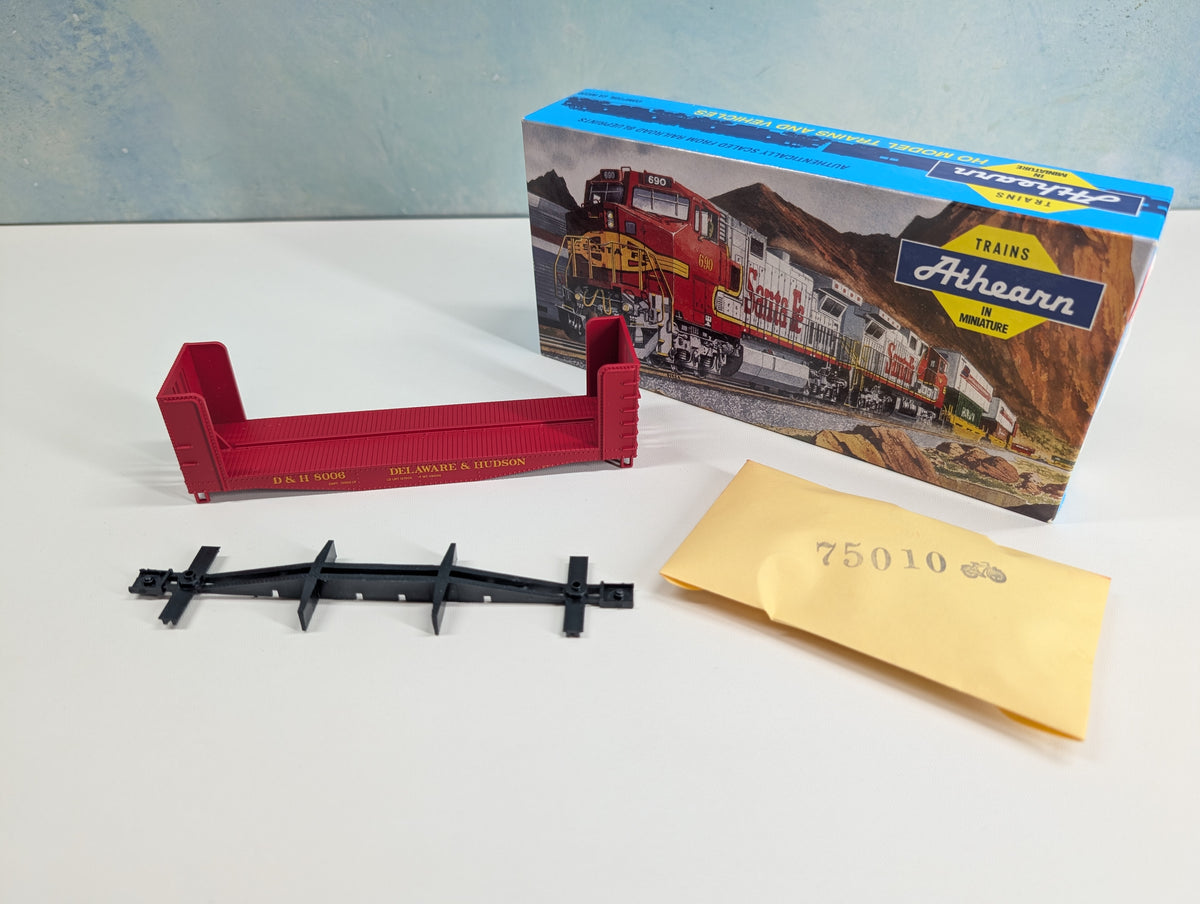 USED Athearn 1460 HO Scale Pulpwood Car Delaware and Hudson D&H #8006 KIT