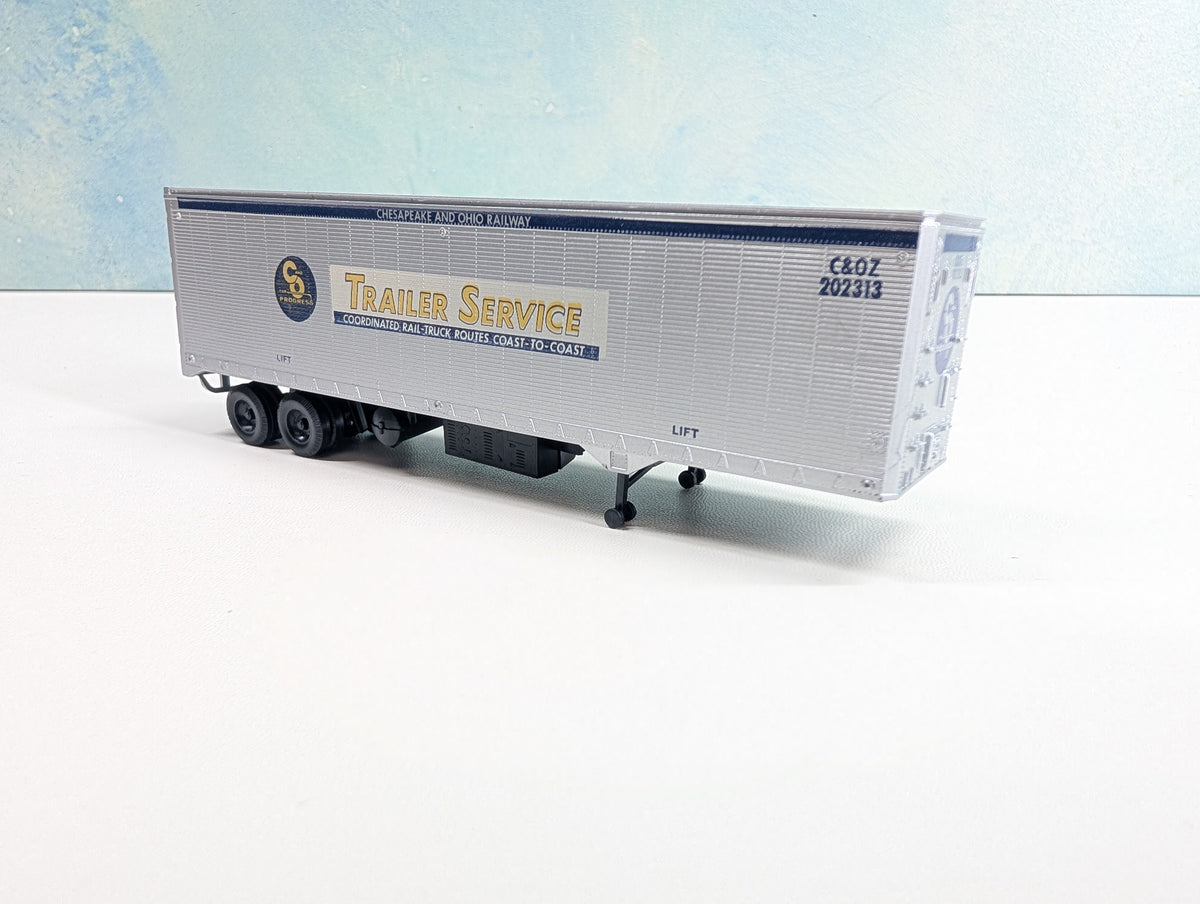USED Athearn HO Scale 40' Trailer Baltimore and Ohio C&OZ #202313