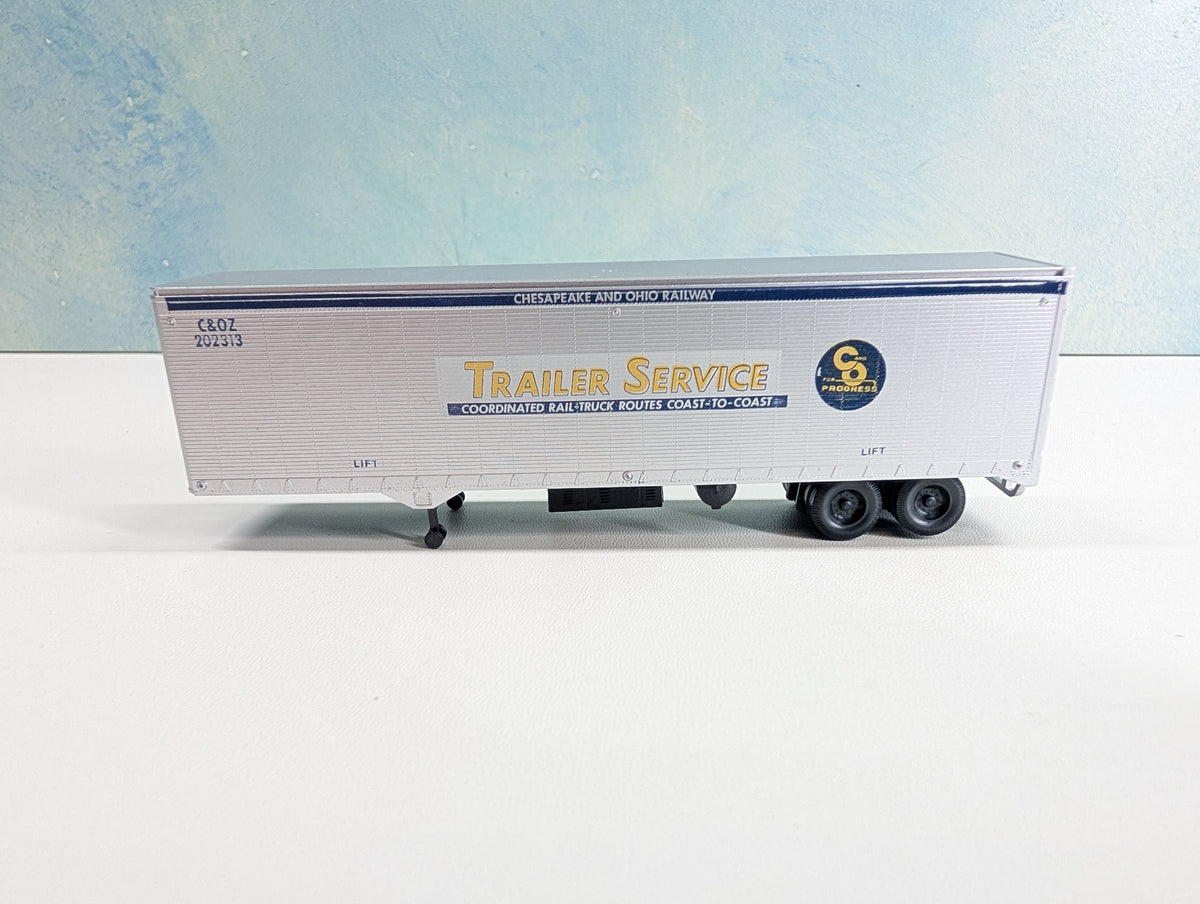 USED Athearn HO Scale 40' Trailer Baltimore and Ohio C&OZ #202313