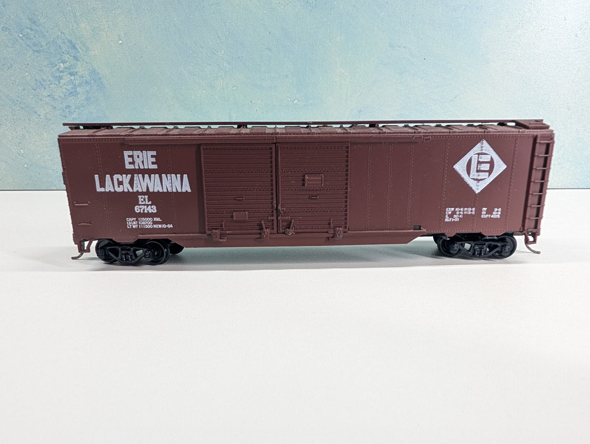 USED Athearn HO Scale 50' DD Box Car Erie Lackawanna EL #67143