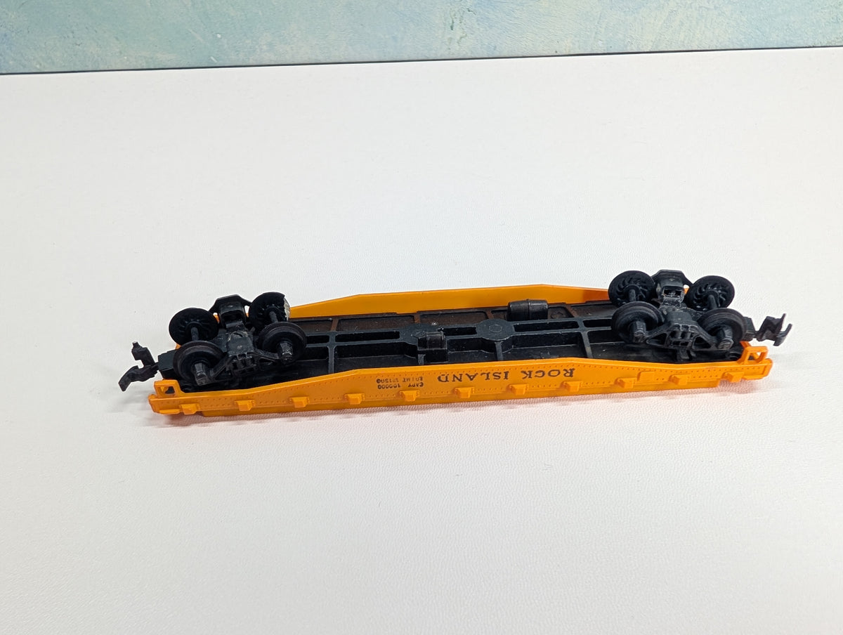 USED Mantua HO Scale Flat Car Rock Island