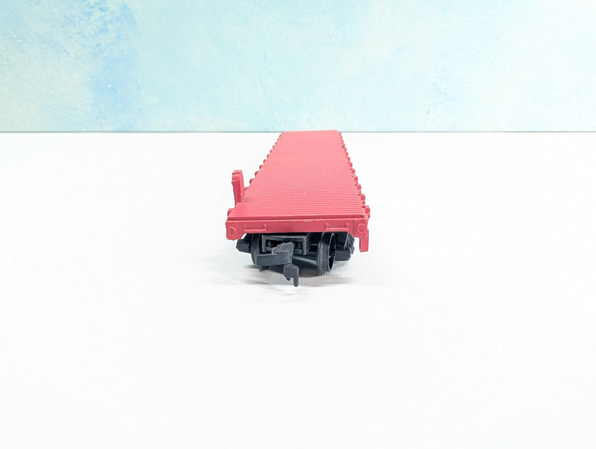USED AHM HO Scale 50' Flat Car Santa Fe ATSF #90850