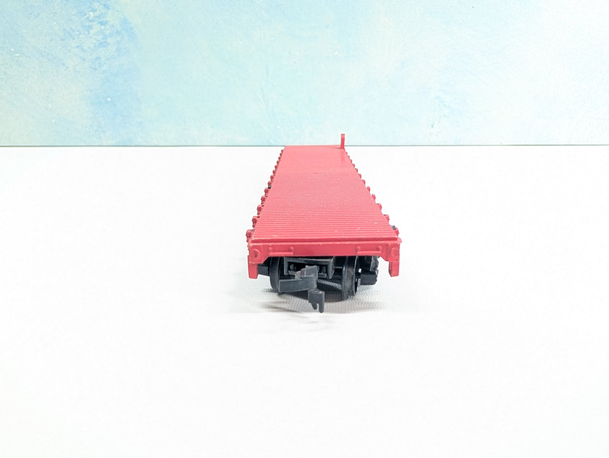 USED AHM HO Scale 50' Flat Car Santa Fe ATSF #90850