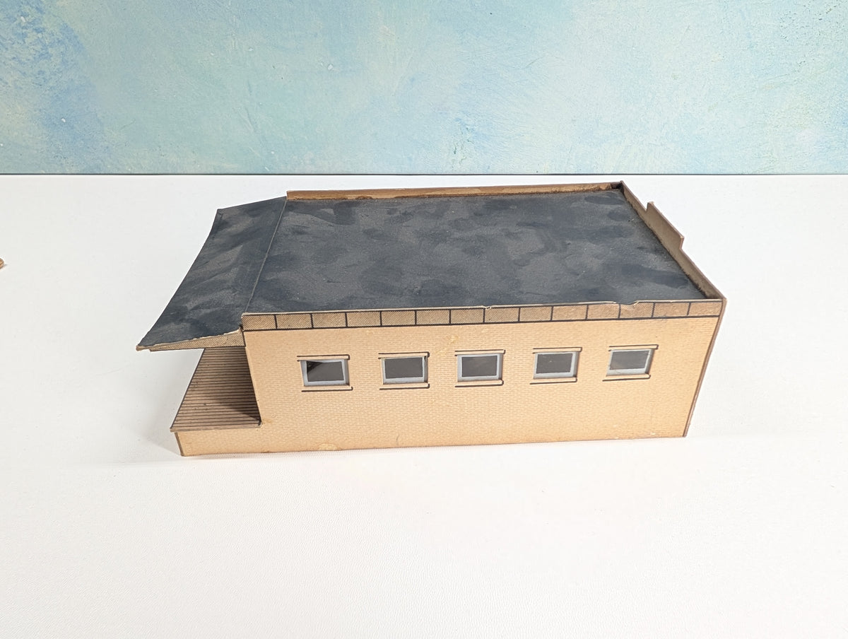 USED HO Scale United States Post Office, Cardstock Building