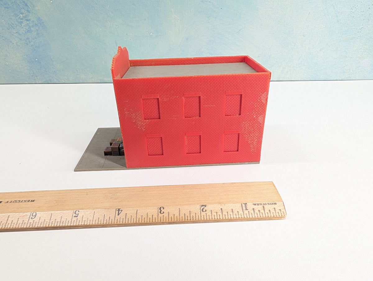 USED Tyco HO Scale JD Brade Dentist, Joe's Fruits & Vegetables, Brick Storefront