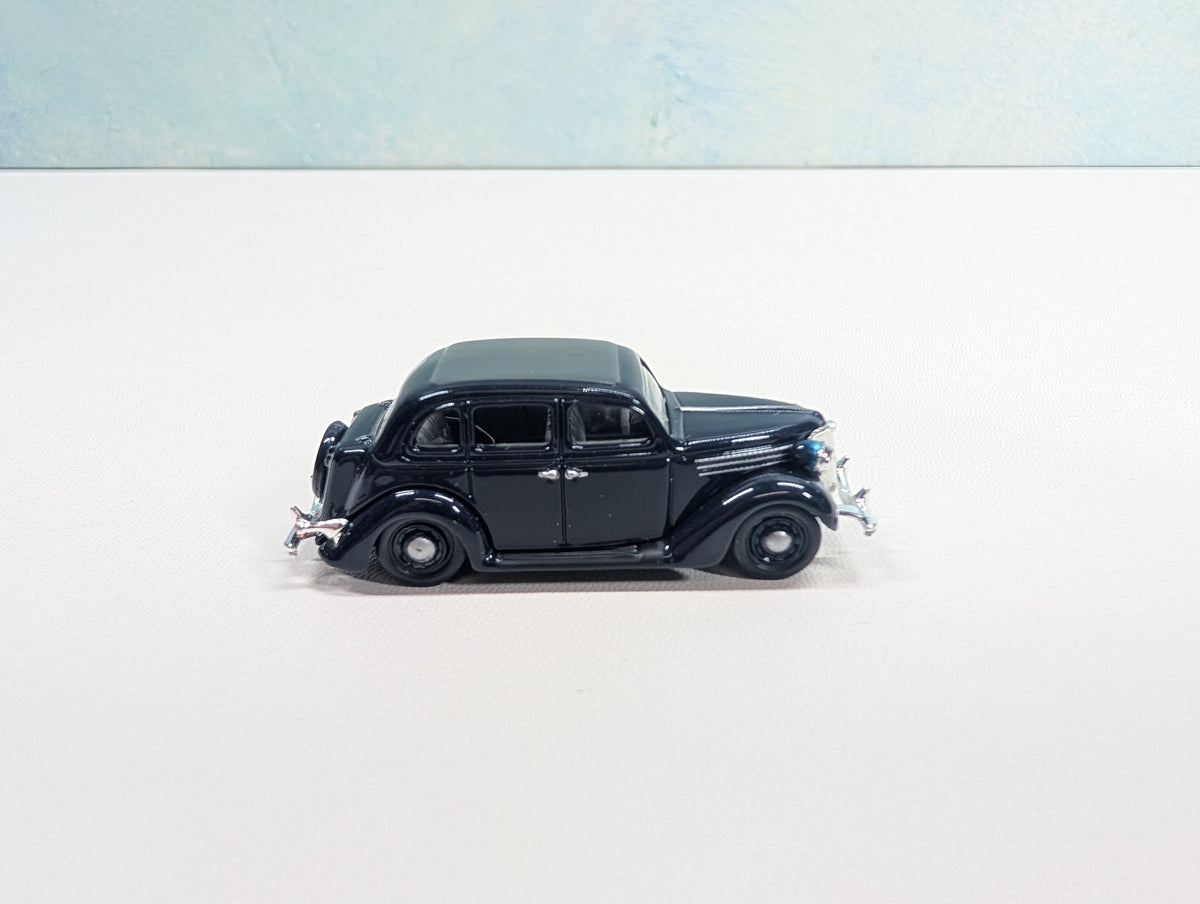USED Classic Metal Works HO Scale '36 Ford ForDor Sedan, Dark Blue