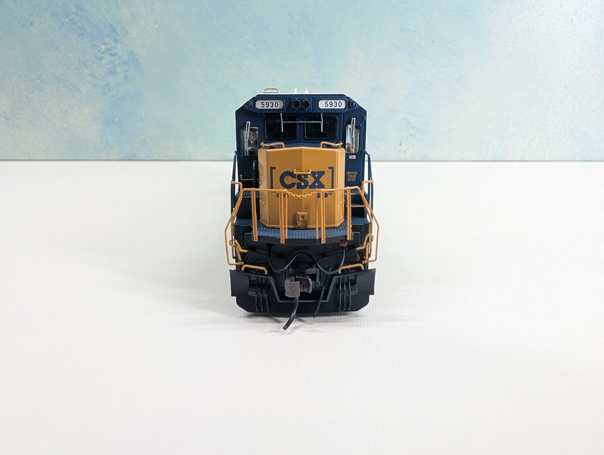 Atlas Master 10001805 HO Scale Dash 8-40B Diesel Locomotive YN3b CSX #5930 Runs Great Silver DCC Ready