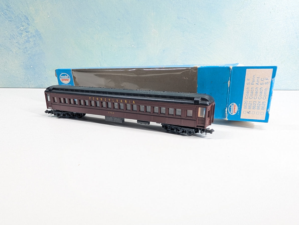 USED Model Power N Scale Passenger Car Pennsylvania #2760