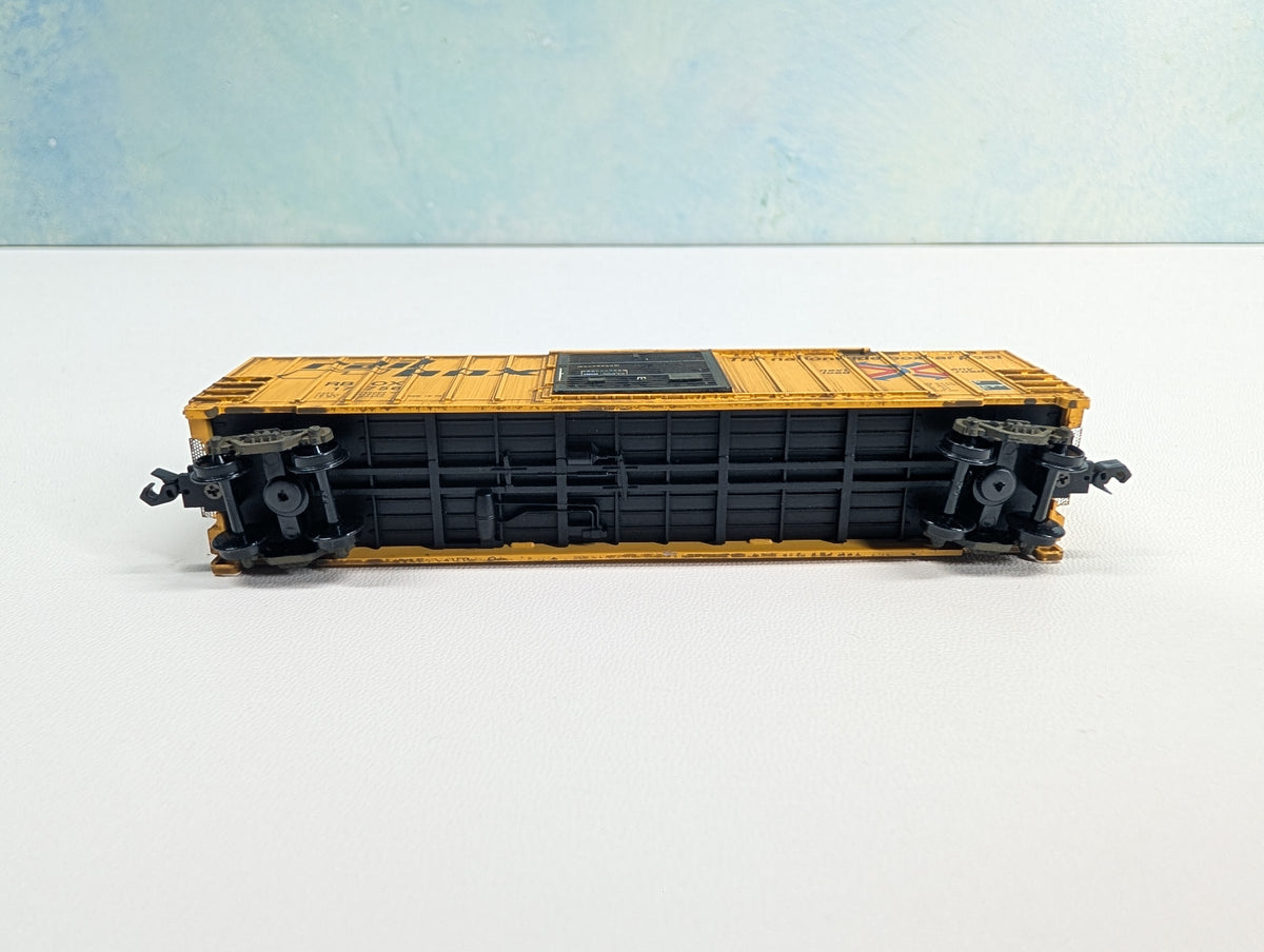 USED Atlas 50002414 N Scale Weathered FMC SD Box Car Railbox RBOX #17756