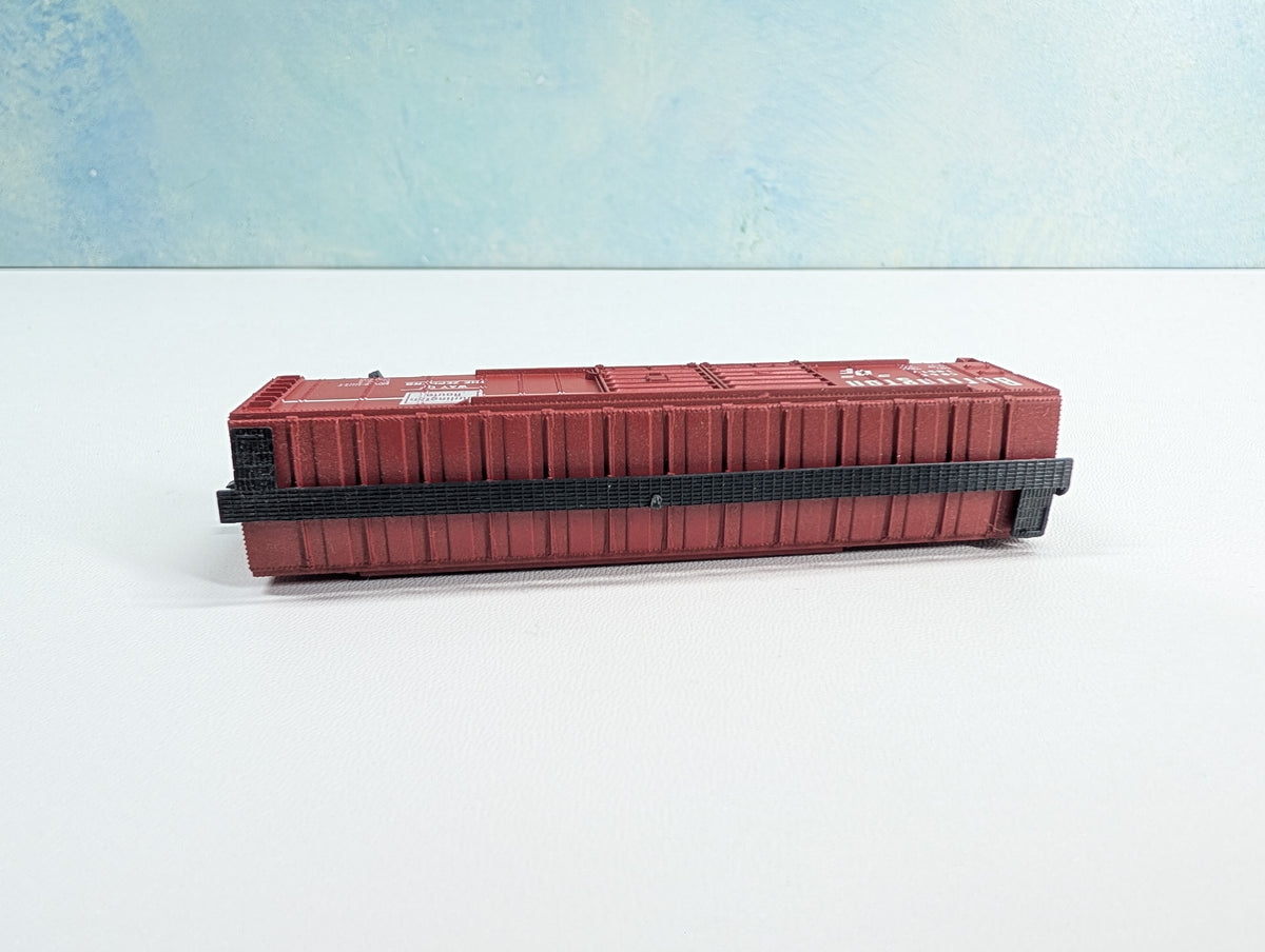 USED Postage Stamp Trains Aurora N Scale Box Car Burlington CB&Q #19517