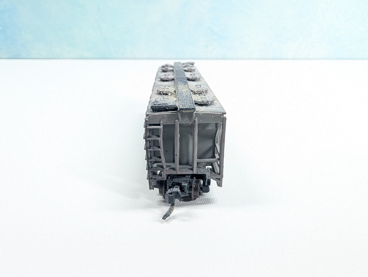 USED N Scale Weathered Covered Hopper Wabash WAB #32985